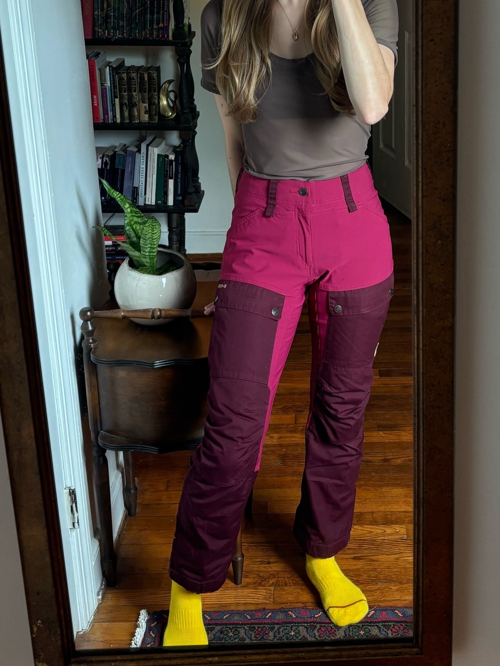 Fjallraven Purple Keb Trousers Curved (short) US 26 EU 34